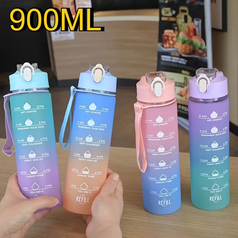 Smart Water Bottle Tracker - Botella de Agua Deportiva de 900