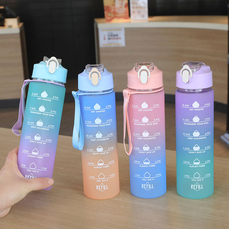 Smart Water Bottle Tracker - Botella de agua corriente de 700ML,