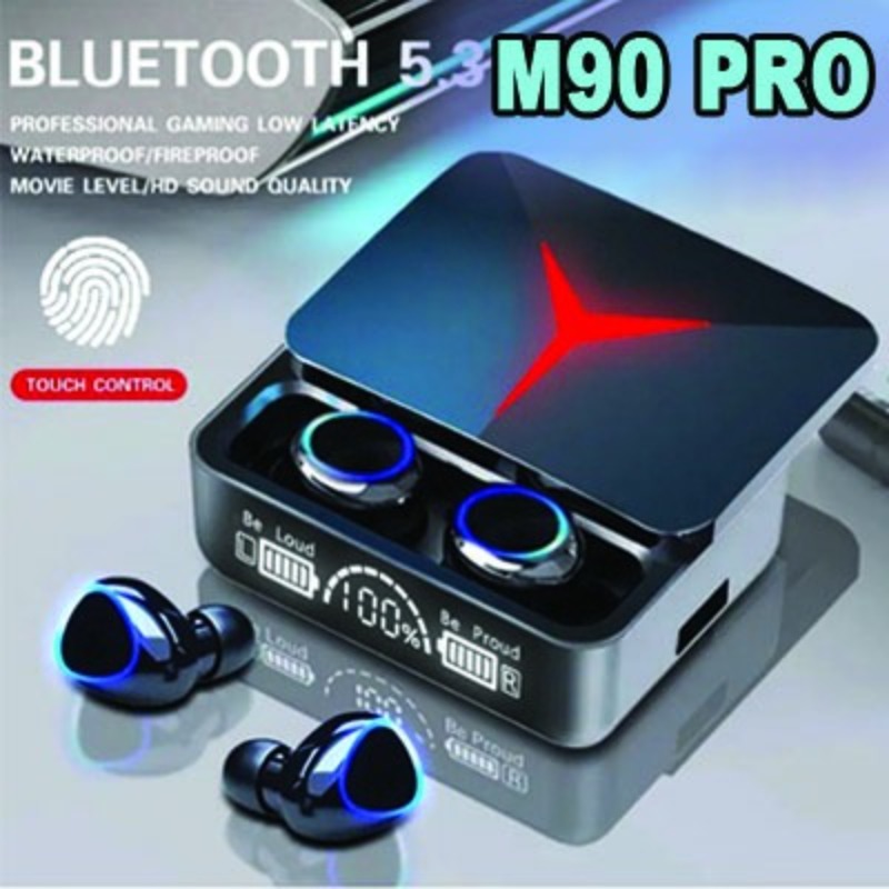 Earbuds Anc Wireless - Auriculares inalámbricos M90 TWS con Bluetooth,
