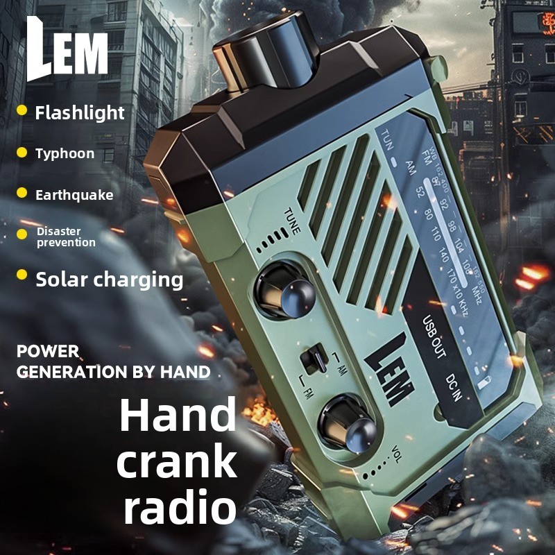 Radio de Supervivencia de Emer - Solar Powered Charger reseña y precio