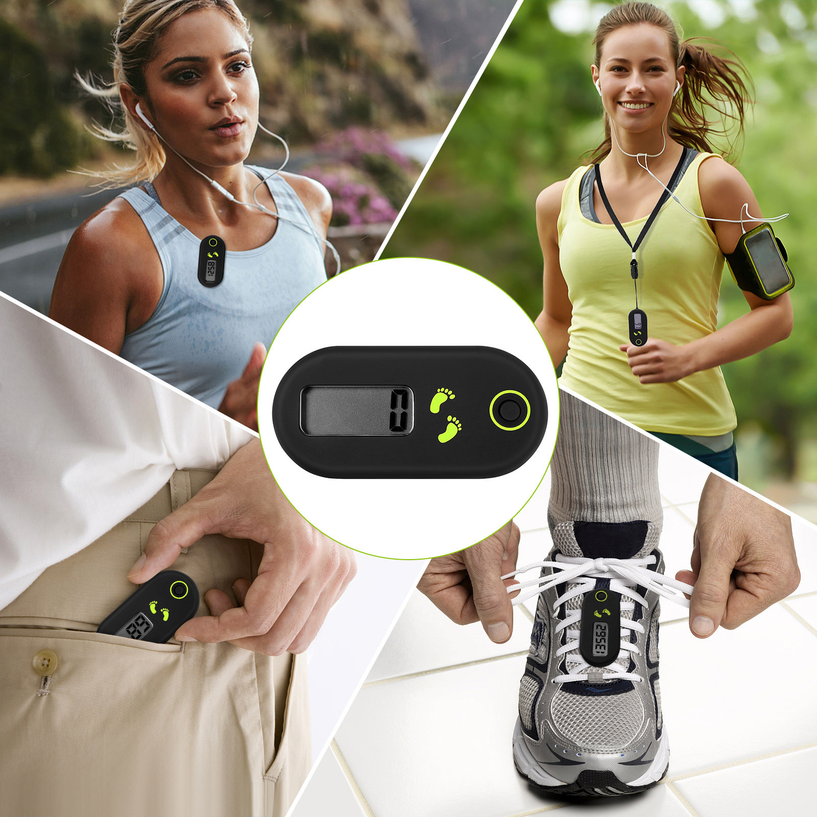 Podómetro Electrónico Portátil - Electronics Home Gadgets reseña y precio