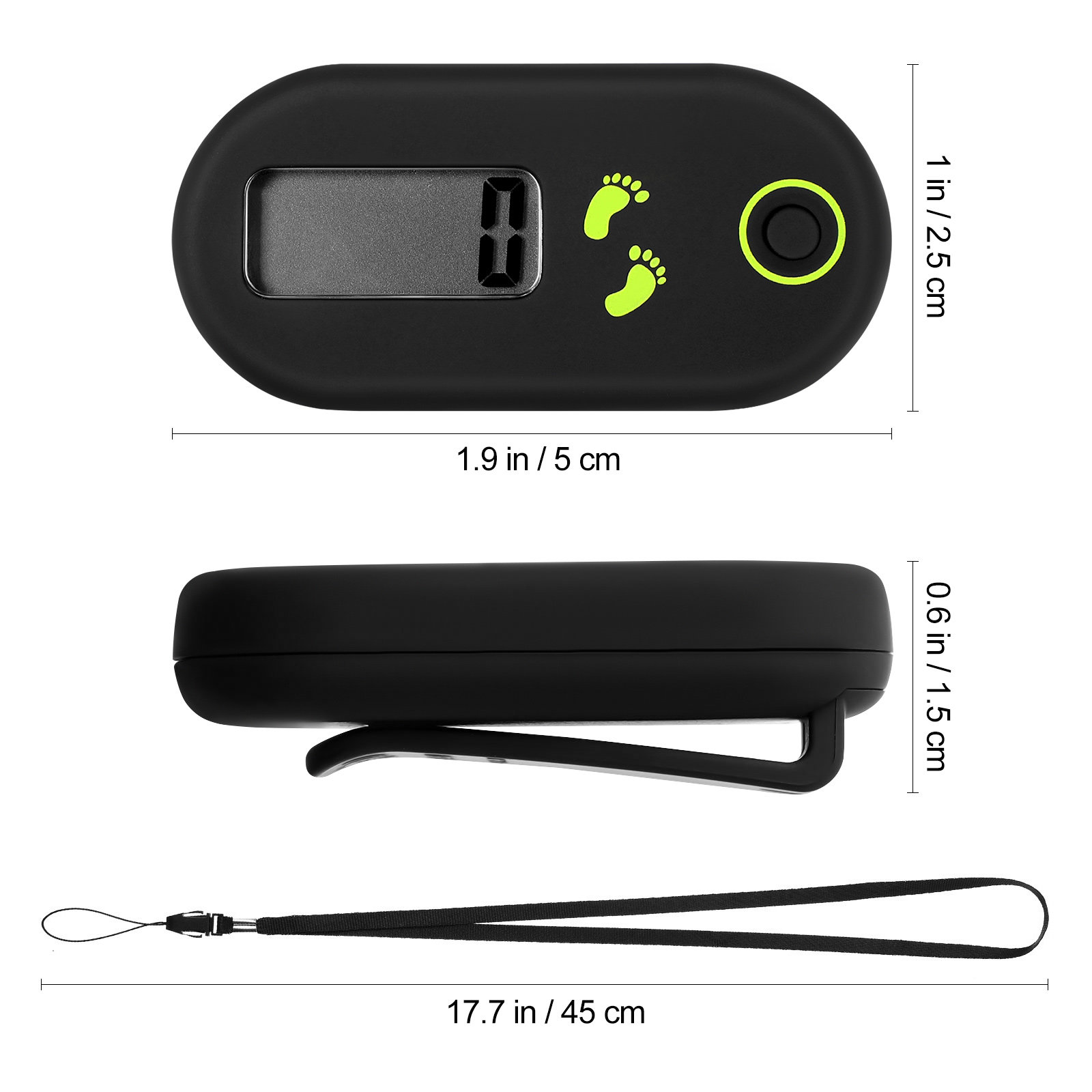 Podómetro Electrónico Portátil - Electronics Home Gadgets reseña y precio