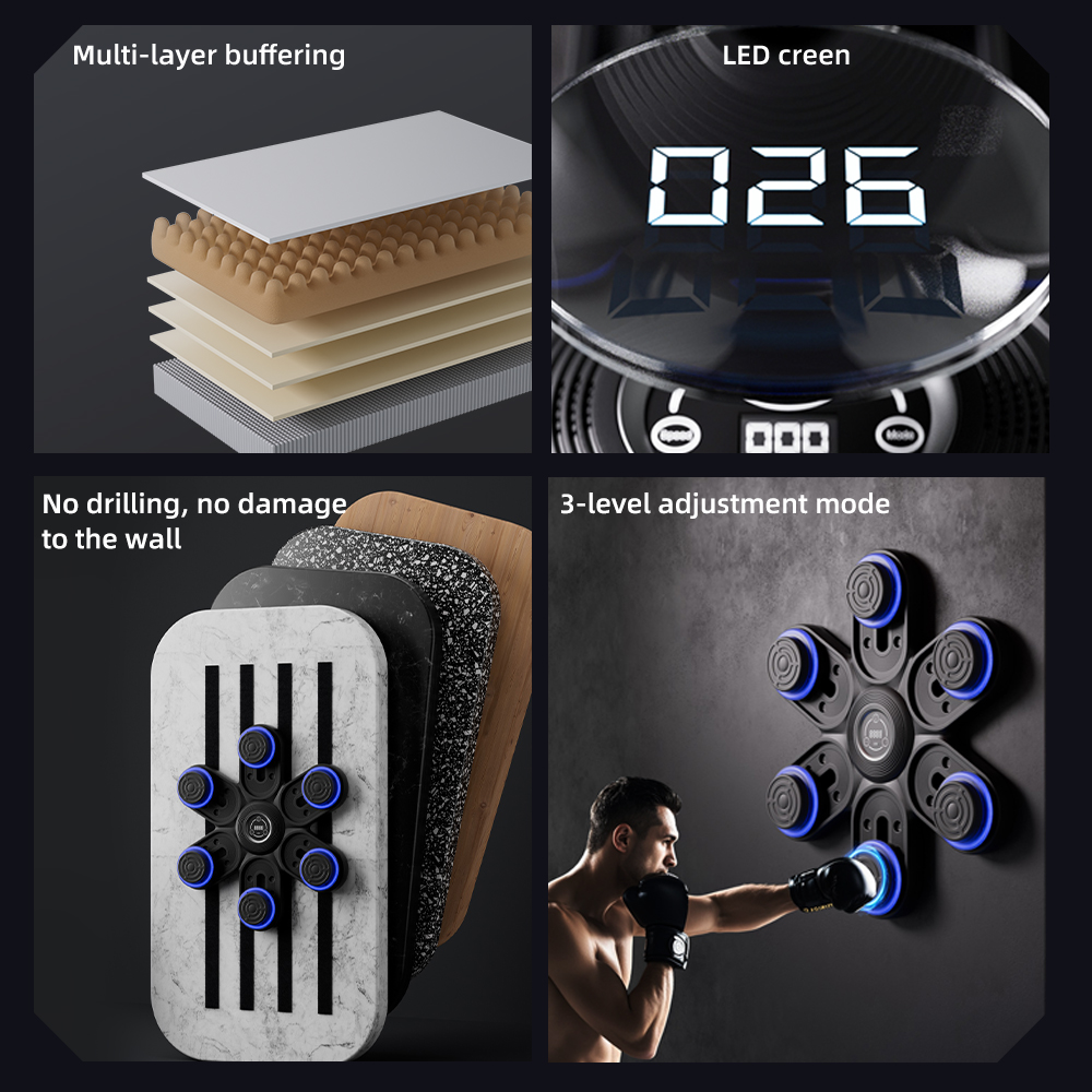 Máquina de Boxeo 2026 Nueva In - Led Gloves Music reseña y precio
