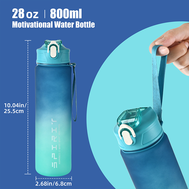 1 Uds gran oferta 750ML botell - Smart Water Bottle Tracker reseña y precio