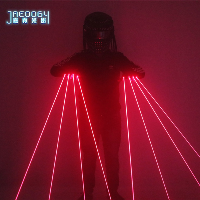 Guantes láser rojos para disco - Led Gloves Music reseña y precio
