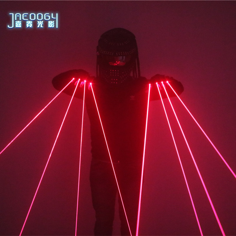 Guantes láser rojos para disco - Led Gloves Music reseña y precio