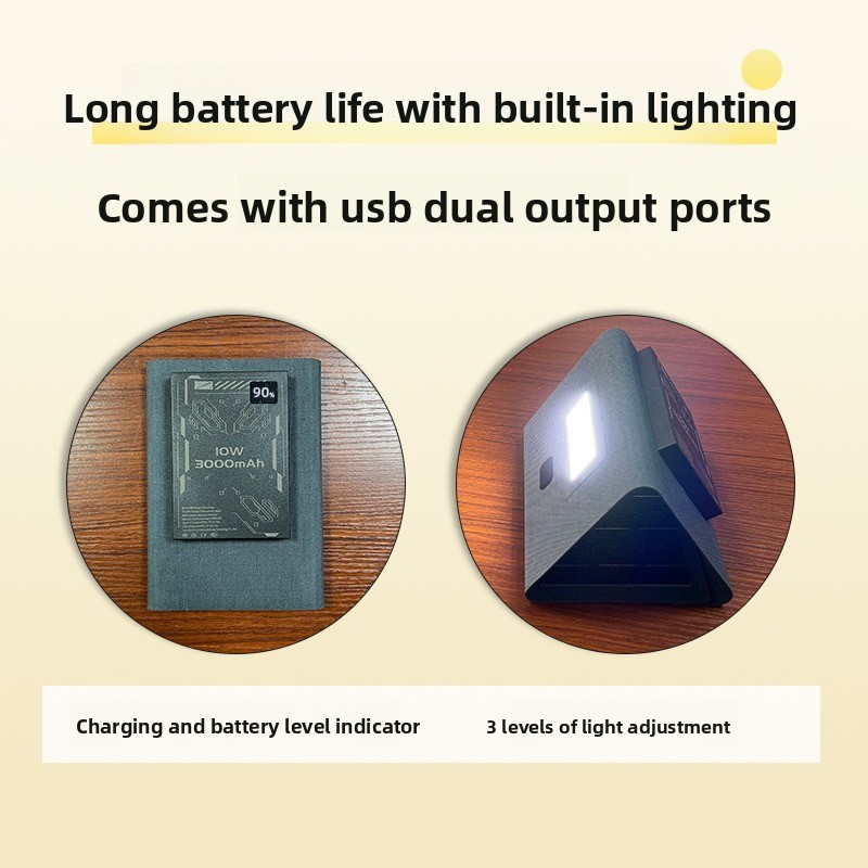 Cargador de Panel Solar Plegab - Solar Powered Charger reseña y precio