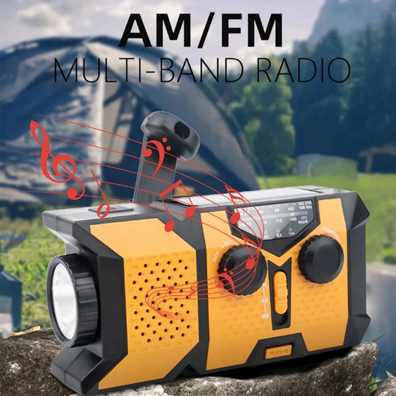 Radio Solar de Manivela con Li - Solar Powered Charger reseña y precio
