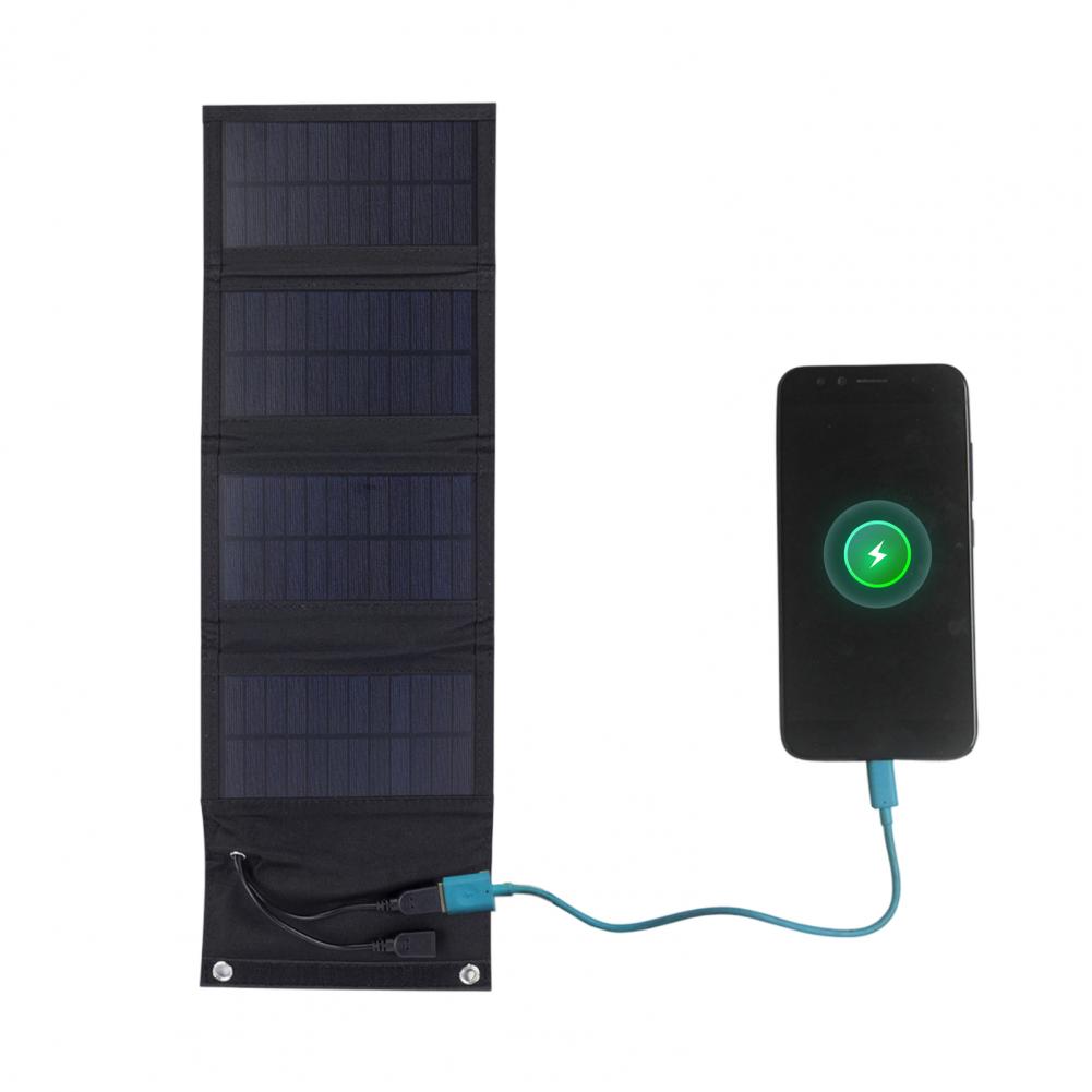 Cargador Solar Portátil, Panel - Solar Powered Charger reseña y precio