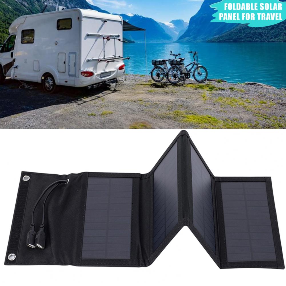 Cargador Solar Portátil, Panel - Solar Powered Charger reseña y precio