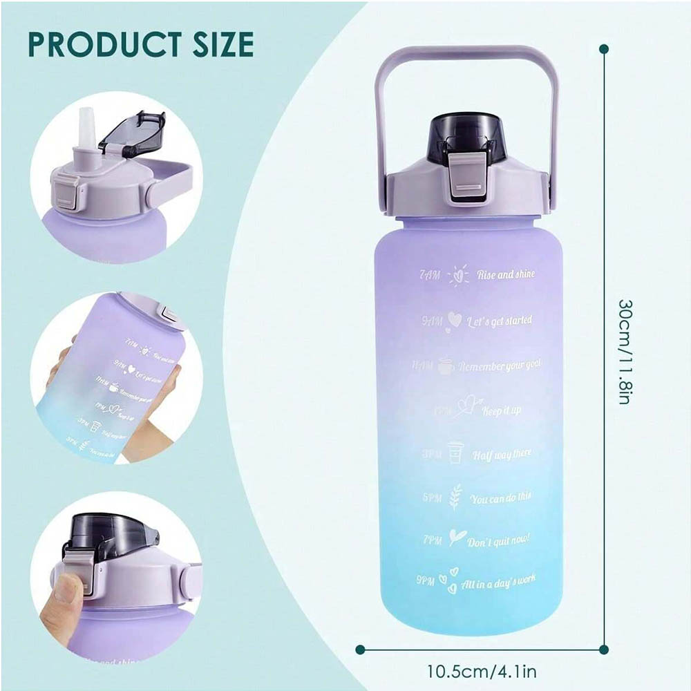 Botella de agua de 2L, botella - Smart Water Bottle Tracker reseña y precio