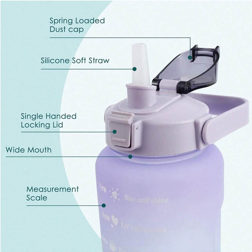 Botella de agua de 2L, botella - Smart Water Bottle Tracker reseña y precio