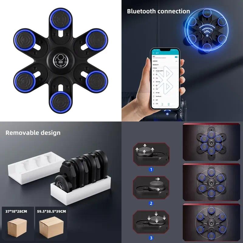 Máquina de Boxeo Musical Intel - Led Gloves Music reseña y precio